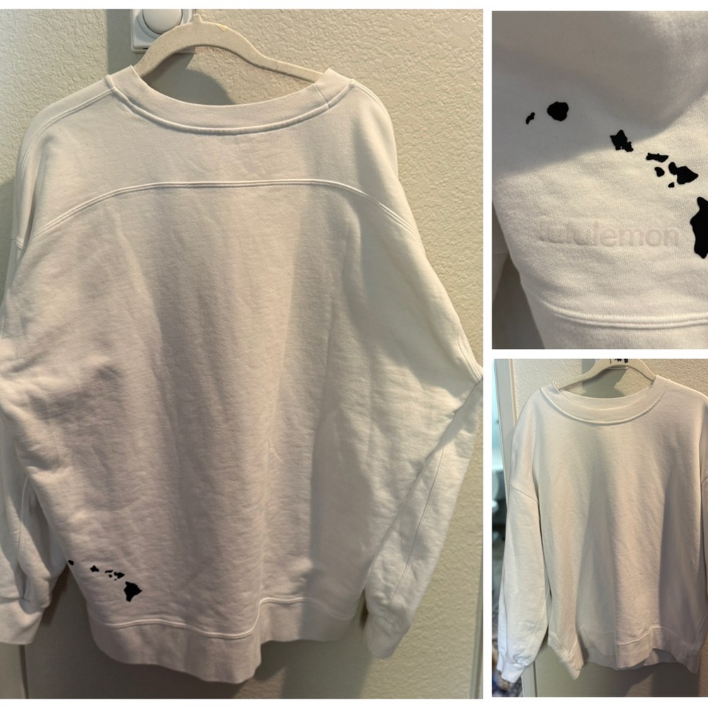Lululemon Perfectly Oversize Crew Aloha Edition RARE 10
